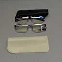 2 Pack Men's Progressive Multifocal Reading Glasses,Half Rim Metal Frame TR90 Temples Multifocus Computer Readers