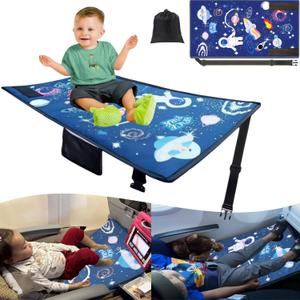 Baby Airplane Bed, Airplane Seat Extender for KidsToddler Travel BedPortable Kids Travel Bed, Toddler Travel EssentialPortable, Foldable Airplane Crib for KidsNavy Blue
