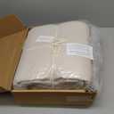 EVERGRACEHOME 100% Cotton Modern Lines Quilt Set King Size, Pre-Washed Soft Striped Coverlet Bedspread, 3 Piece Lightweight Bedding Set for All Season, with 2 Pillow Shams, Birch