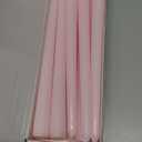 10 Inch Pale-Pink Taper Candles for Home Decoration, 10 Pack Unscented Candlesticks for Dinner Wedding Party, Smokeless and Dripless Candle Sticks