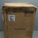 Garvee 13 Gal Stainless Steel Kitchen Trash Can with Lid, Step Pedal, Black