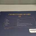 Easoger Large Bamboo Charcuterie Boards, Cheese Board and Knife Set - Unique Housewarming, Wedding and Bridal Gift