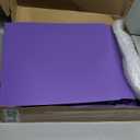 COMIX Sturdy 3 Ring Binder 2 inch with Clear View Cover, 2" Slant-D Ring View Binder Holds 500 Sheets of US Letter Size Paper, 6 Pack (Purple)