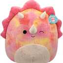 Squishmallows Original 16in Trinity The Winking Pink Tie-Dye Triceratops – Official Jazwares Plush (Large)