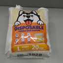 Pet Soft Disposable Dog Diapers Female, Pull Up Doggie Diapers for Female Dogs, 360Stretchy Waist Puppy Diapers, Super Absorbent Doggy Diaper Leak Proof Design for Dogs in Heat (Large, Count, 20.0)