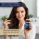 3 x Nutraxin Multi Womens Vitamins Energy Support, Nourishes Hair, Skin & Nails, Whole Food Supplement with Biotin, Vitamins A, C & E and Zinc Gluten and Sugar Free 60 Tablets