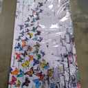 Colorful Graffiti Wall Art Funny Butterfly Paintings Banksy Street Art Mural Pop Art Home Office Wall Decor Framed Canvas Wall Decor for Living Room Ready to Hang -58x28in (Multicolor)