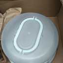 Cake Carrier with lid and Handle - Multipurpose Cake Stand with Lid for 10 Cake, Pie, Cupcakes - Cake Holder & Lid, Plastic Cake Container, Round Cake Cover for Transport & Storage (Seafoam Green)
