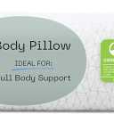 Coop Home Goods Original Adjustable Body Pillow, 20x54 Long Pillow for Back, Shoulder, Hip and Knee Support, Side Sleeper Body Pillows for Adults with Memory Foam & Washable Cover