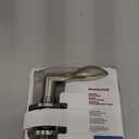 Aexit Zinc Alloy Cabinet Hardware Brushed Nickel Finish Lever Handle Door Knob Lock lockset w Latches 3 Keys