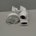 Onforu Dual Lens Floodlight Camera Outdoor 5500LM, 4MP 360View Auto Tracking Smart Security Flood Light Surveillance Camera Wired, Motion Detection Flood Lighting Dual Cam, Night Vision, 2-Way Audio (White)