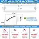 UPGRADED 240535201 Refrigerator Door Rack Bar Replacement Compatible with Frigidaire Kenmore Refrigerator Door Shelf Replacement Parts AP3214686, AH734991,FRT17B3AZB, LFHT1513LW0,FRT15 Door Shelf Rack