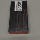 Stainless Steel Salt and Pepper Grinder Set, Manual Refillable Peppercorn Mills with Push Button, Thumb Grinder, Sliver White (2 PCS NORMAL)