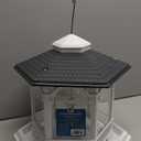 Heritage Farms Deluxe Gazebo Bird Feeder, 5 Quart Capacity Hanging Bird Feeder, Hexagon Outdoor Bird Seed Feeder with Six Feeding Stations, Clear Reservoir, Decorative Garden Bird Feeder