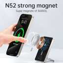 for MagSafe Battery Pack 10000mAh, 20W Ultra Slim Portable Phone Charger with LED Display, Magnetic Power Bank for iPhone 15/14/13/12 Series (Space Gray)