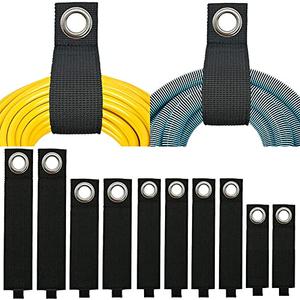 ZTSXLLIM Heavy-Duty Storage Straps (Assorted 10 Pack) - Extension Cord Storage, Organizer, Cord Wrap Keeper, Cable Straps for Tools, Hoses, Rope, RV, Workshop and Garage Wall Storage and Organization