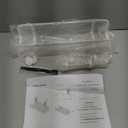 Under Desk Cable Management Tray, Wire Management Desk Cable Organizer Cable Management Box, Cord Organizer Storage for Office (1 Pack-White)