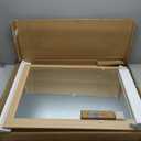 Amorho Bathroom Mirror, 24x30 Inch Wall Mirror, Oak Wood Grain Metal Framed, Anti-Rust, Hang Horizontally/Vertically, Suitable for Bedroom, Farmhouse, Bathroom, Decorative