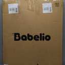 Babelio Baby Gate for Doorways and Stairs, 26''-40'' Auto Close Dog/Puppy Gate, Easy Install, Pressure Mounted, No Drilling, fits for Narrow and Wide Doorways, Safety Gate w/Door for Child and Pets
