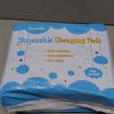 Rocinha 100 Pack Disposable Changing Pads Baby Disposable Underpads Waterproof Diaper Changing Pad Breathable Underpads Bed Table Protector Mat (17 x 13 Inches)