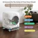 Automatic Litter Box, Self Cleaning Litter Box, Odor Control, 90L Large Capacity with APP Control and Safety Sensor, Ellenpent, for Multiple Cats, Large Cat, with 3 Rolls Garbage Bags
