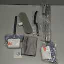 XANGNIER Window Screen Cleaner & Track Cleaning Kit-Mesh Screen Cleaner Brush with Extension Pole, Window Sill and Track Cleaner Tool Washing Equipment, 28Detachable Long-Reach Handle, Wet&Dry Dual-Use