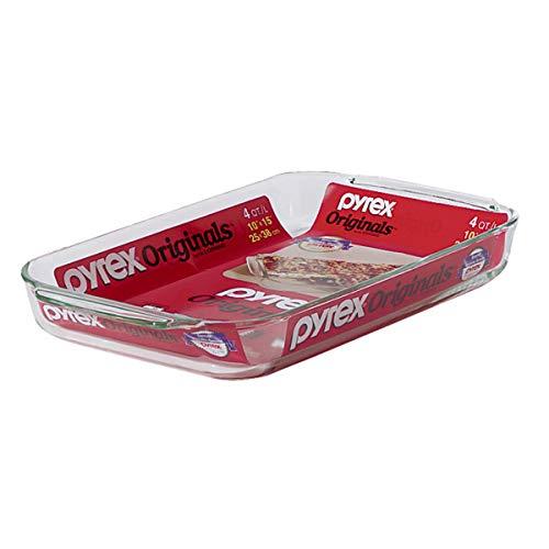 PYREX OBLONG BAKE DISH CLR, 3Qt|2.8 L