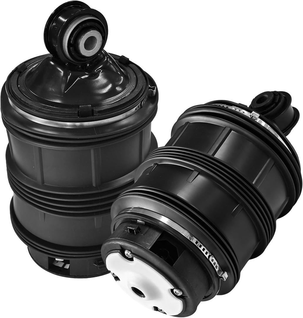 Rear Air Spring Bags Pair (Left & Right) for Mercedes Benz W211 S211 E-Class 2003-2009, 4MATIC E320 E500 E550 E63 AMG, Air Suspension Bellows Replacement, OE# 2113200925 2113200725 2113200825, 2-Pin