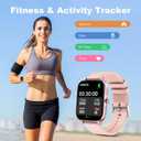 Choiknbo Smart Watch for Women Fitness Tracker Watch for Android/iOS Phones, Activity Trackers and Smartwatches with Heart Rate/Sleep Monitor, Step Counter, Waterproof Smart Watches