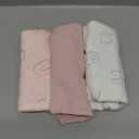 3-Pack Organic Baby Swaddle Sleep Sacks - Swaddles for Newborns, Infant 0-3 Months, Baby Girls, Boys, Soft & Snug Newborn Sleep Sack, Nursery Swaddling Blankets (ABC Land Rose)