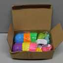 Easter Egg Fillers for Toddlers, 6 Pack 3.5" Large Easter Eggs Filled with Light Up Animal Floating Bath Toys for Kids Boys Girls Baby Easter Basket Stuffers for Toddlers Party Favors Gifts Eggs Hunt