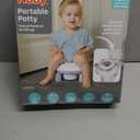 Nuby On-The-Go Portable Potty Seat - Travel Toilet Seat for Boys and Girls 18+ Months - Includes Storage Bag and Disposable Potty Liners - Toddler Travel Essentials - Toddler Potty Training Toilet