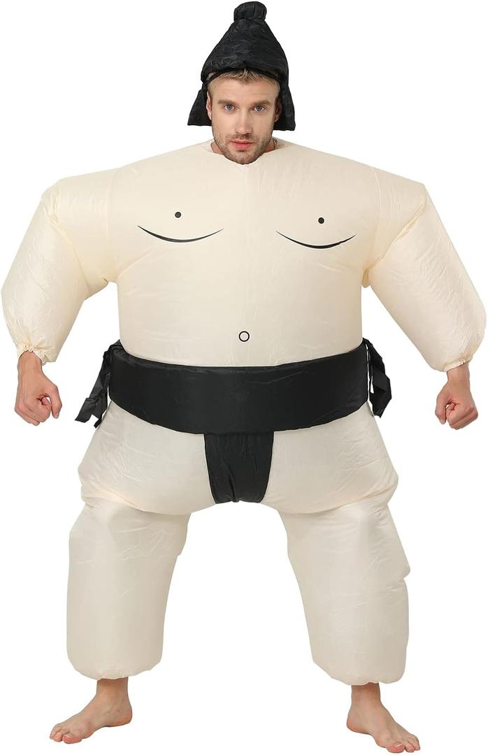 Inflatable Sumo Wrestling Suits Sumo Costume Adult Blow up Sumo Costume Inflatable Costume Adult for Halloween Christmas