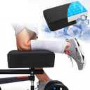 BALAPET Cooling Gel Knee Scooter Cushion Cover, Soft and Comfortable Knee Scooter Pad with Removable 2'' Thick Memory Foam Cushion for Any Knee Scooter