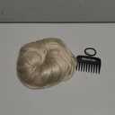 REECHO Hair Topper for Women - 100% Japanese Revolutionary Fiber Short Toupee Wiglet Topper Hairpiece for Women with Thinning Hair Loss Lightweight Large Base for Full Coverage - Pearl