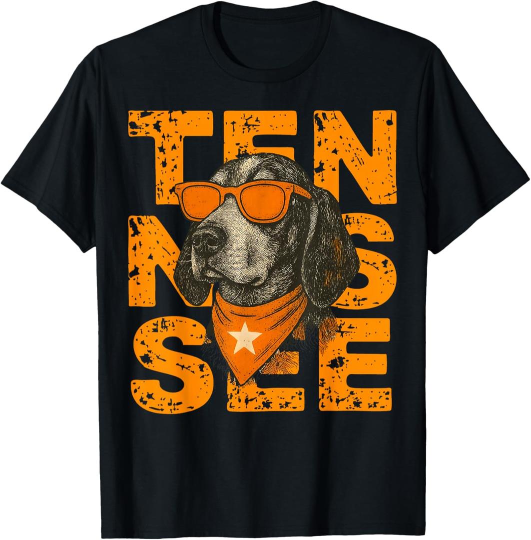 Retro Tennessee Name Dog Style Gift for Men Women Kid Boy T-Shirt, M