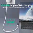 3C'S USB C Magnetic Adapter(2 Pack),11Pin Right Angle Type C Magnetic Adapter,Supports USB PD 100W Fast Charging, 480Mbps Transfer Speed,Compatible with MacBook Pro/Air and Most USB C Devices