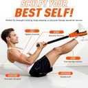 Upgrade Pedal Resistance Band with Handles - Thickened Latex Tubes & Soft Foam Foot Pedal for Full Body Workout, Core/ABS, Legs, Glutes, Arms, Pilates, Physical Therapy