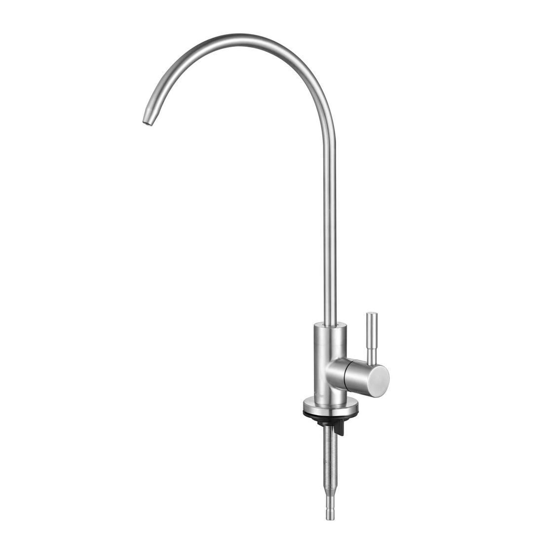 RO Water Filter Faucet Non-Air-Gap Drinking Water Beverage Faucet for Reverse Osmosis Systems Water Filtration System 304 Stainless Steel (Brushed Nickel)