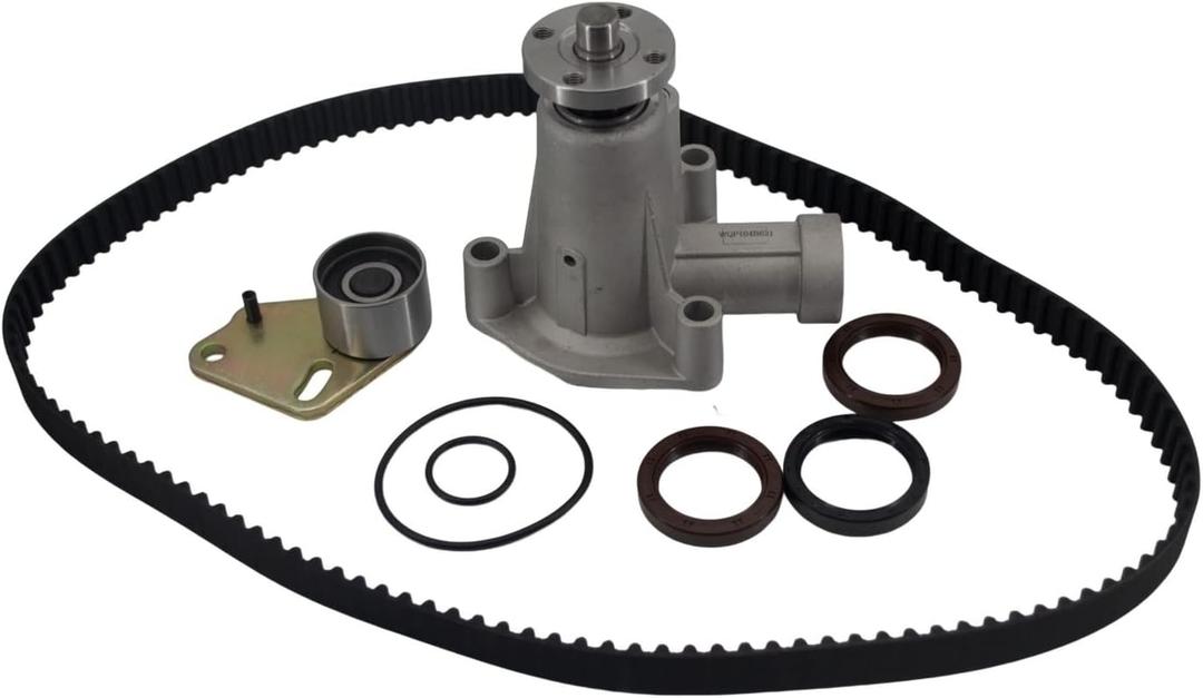 RABROPAR Timing Belt Water Pump Kit Fit For 1995-2001 Mazda Compatible with Ford 2.3L 2.5L GAS SOHC 8V In. L4