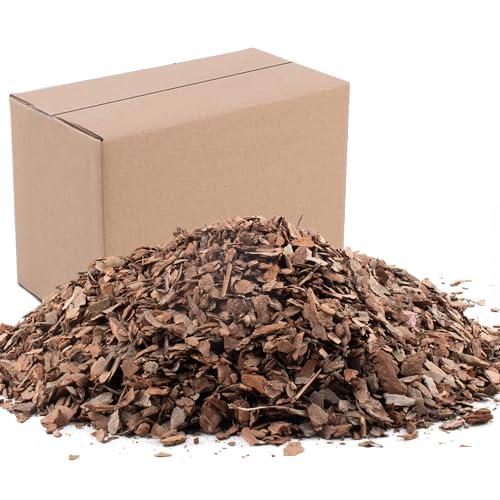 3qt Organic Orchid Potting Bark -Natural Mulch for Potted Plants, Root Development of Orchid Plants and Garden Soil Amendment Mix