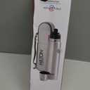 Milton Thermosteel Flip Lid 1000, Double Walled Vacuum Insulated Thermos 1000 ml | 34 oz | 1 Ltr | 24 Hours Hot and Cold Water Bottle with Cover, Stainless Steel, BPA Free,Leak Proof | Silver