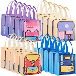 Sitroasho 20 Pieces Cartoon Backpack Non-Woven Favor Bags Back To School Gift Bag with Handles Reusable Birthday Goodie Candy Bag for Boys Girls Classroom Holiday Party Supplies Sitroasho 20 Pieces Cartoon Backpack Non-Woven Favor Bags Back To School Gift Bag with Handles Reusable Birthday Goodie Candy Bag for Boys Girls Classroom Holiday Party Supplies