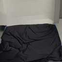 HOMFINE Cooling Comforter Twin Size, Black Summer Cooling Blanket for Hot Sleepers and Night Sweats, Japanese Double-Sided Cold Tech Fabric Q-Max 0.45, Soft Breathable Silky Smooth Lightweight