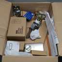 Veise Fingerprint Door Lock Set, Keyless Entry Door Lock, Front Handle Set, Electronic Keypad Deadbolt with Lever Handle, 2 Keys, Auto-Locking, One-time Codes, Easy to Install, Satin Nickel