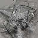 Christmas Tree Toppers Lighted with 6 Projection Modes, Christmas Star Tree Topper with Built-in LED Rotating Lights, Silver 3D Glitter Projection for Xmas Party Holiday Decorations