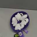 Emotional Support Ghosts by Relatable, Cuddly Plush Collectibles and Cute Stuffed Animals, Spooky Halloween Ghost Plushies and Fun Trick or Treat Toys, Includes 5 Plushies with Carrying Basket