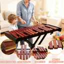 Marimba Xylophone 32 Key,Height-Adjustable Stand, and Durable Carrying Case