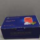 Vintage Glassware Drinking Glasses Set of 6,12 oz Hobnail Glass Cups,Embossed Blue Water Tumbler,for Beer,Cocktail,Whiskey,Juice and Various Mixed Drinks- 1 Cleaning Brush Blue