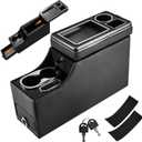 Upgraded Universal Center Console Organizer for Minivans, SUVs & Trucks